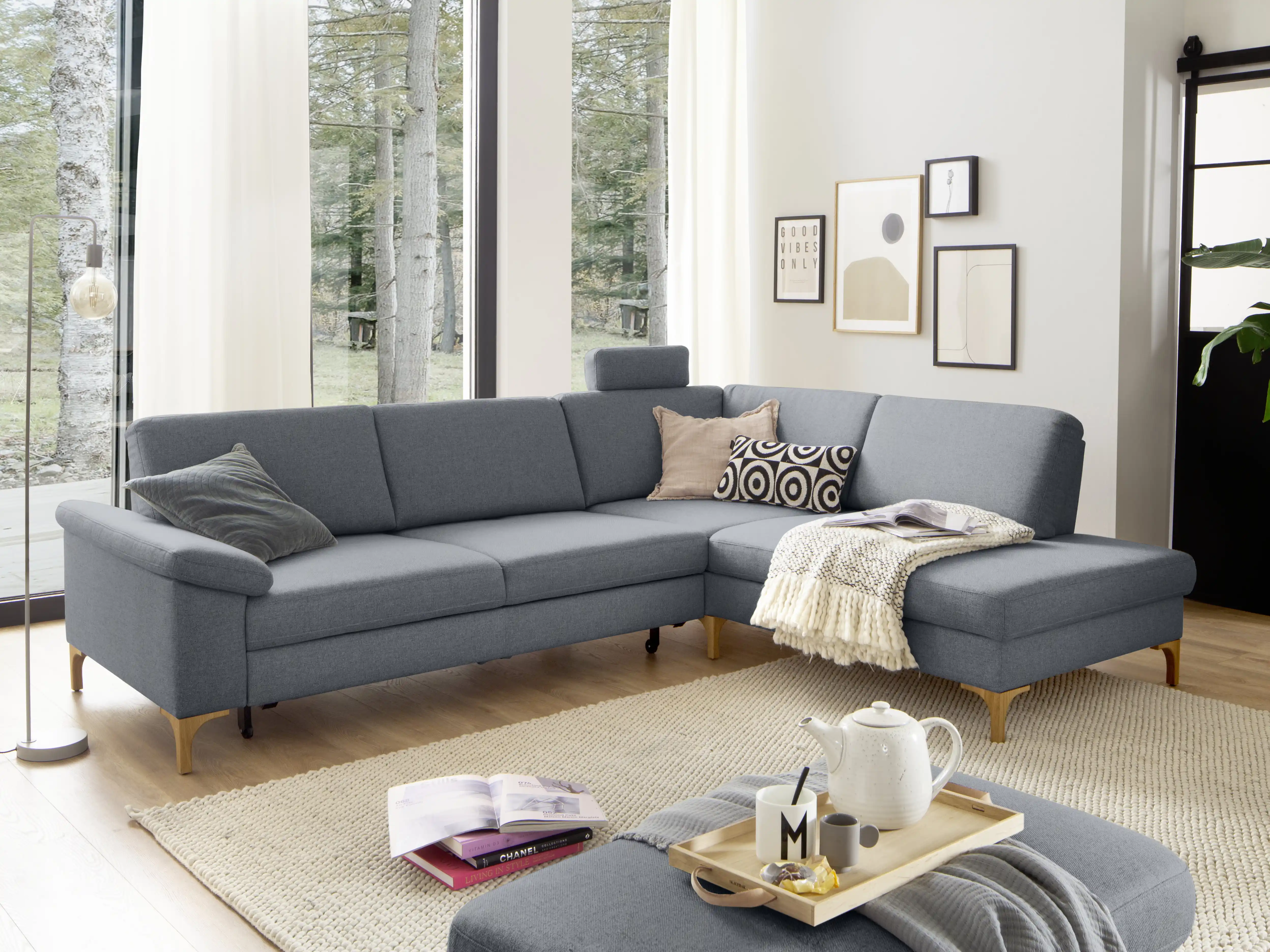 Ecksofa Cavriana VIII | Grau
