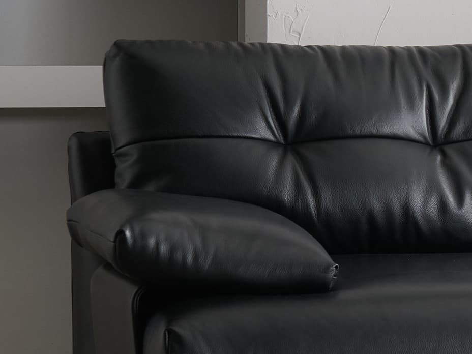 Einzelsofa Remigio | Schwarz