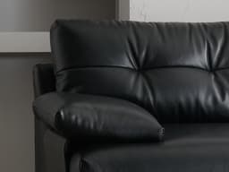 Einzelsofa Remigio | Schwarz