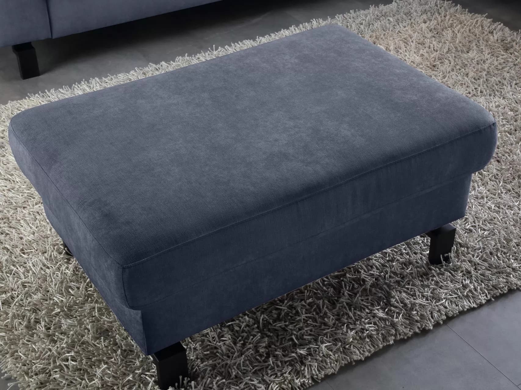 Polsterhocker Cabianca X | Blau