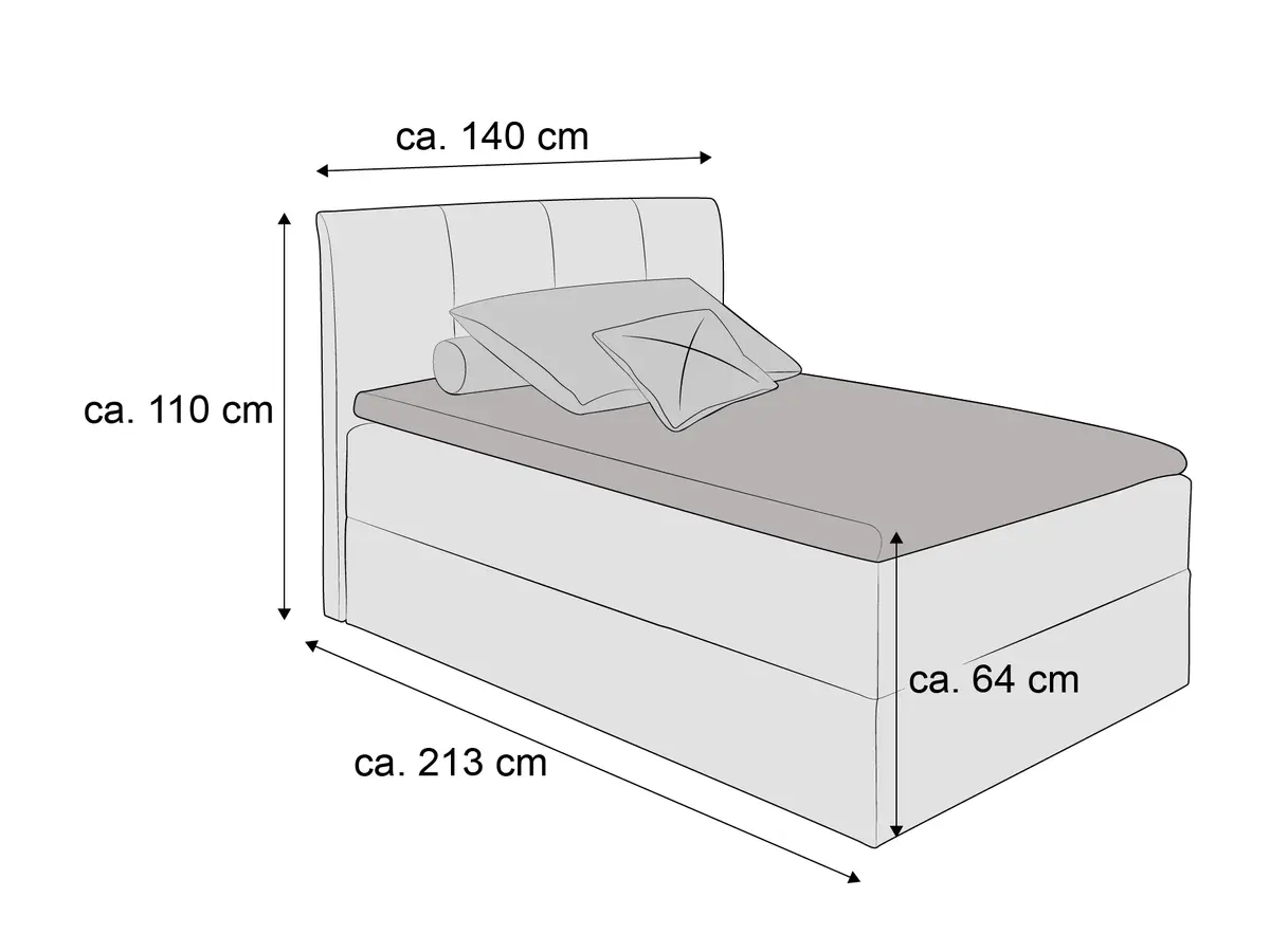 Boxbett Boshak | Grau