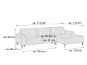 Ecksofa Memphis III | Grau 3