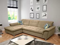 Ecksofa Drenchia | Beige