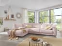 Ecksofa Cairano V | Rosa