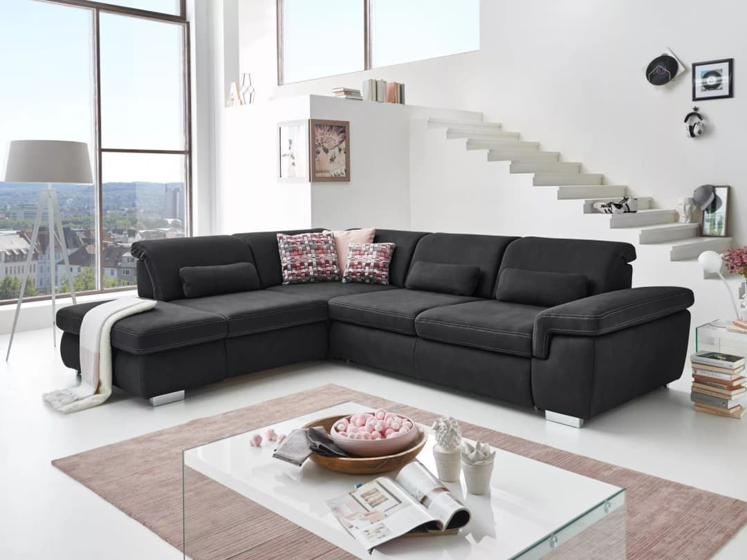 Ecksofa Montello | Grau