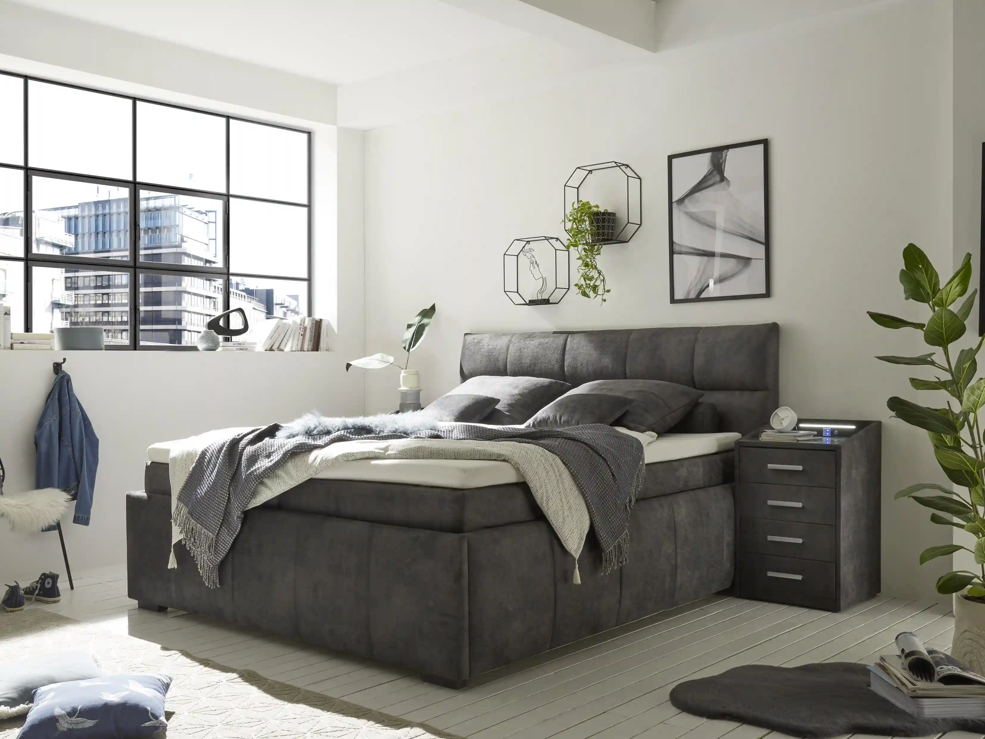 Boxbett Bakalu | Grau