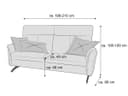 Einzelsofa Perlara II | Braun 4