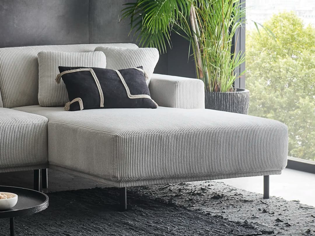 Ecksofa Malcuken II | Weiß
