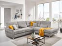 Ecksofa Monno II | Grau