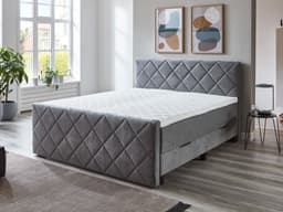 Boxspringbett Saile | Grau