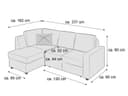 Ecksofa Penta VI | Gelb 2