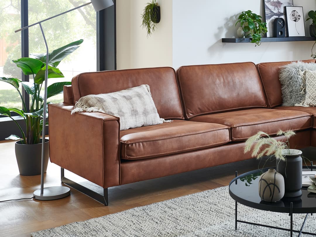 Ecksofa Kellan | Braun