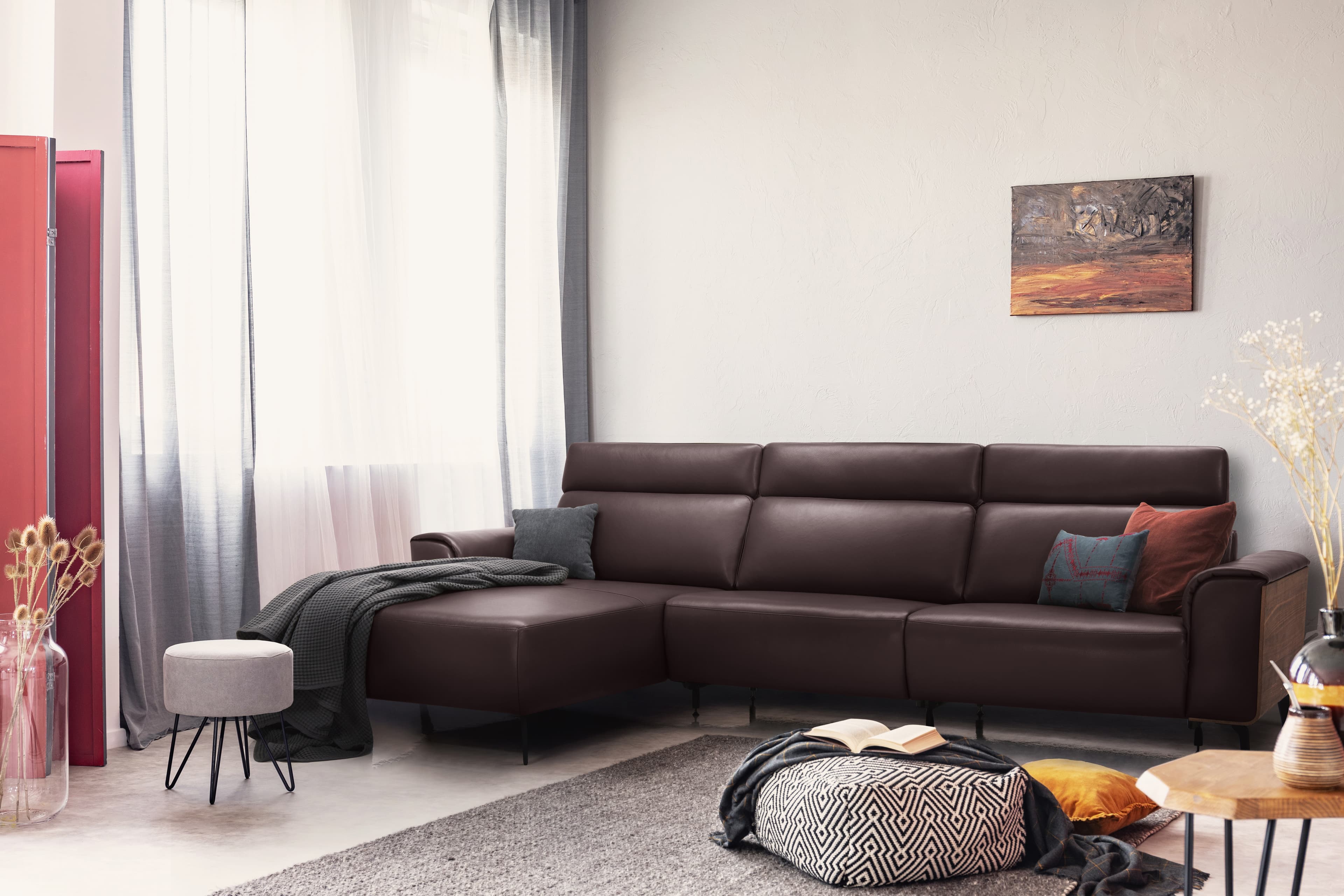 Ecksofa Kapoterra III | Braun