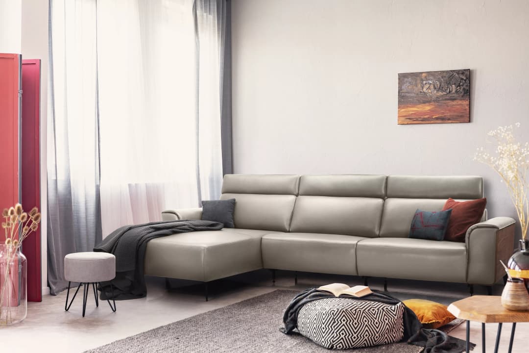 Ecksofa Kapoterra III | Grau