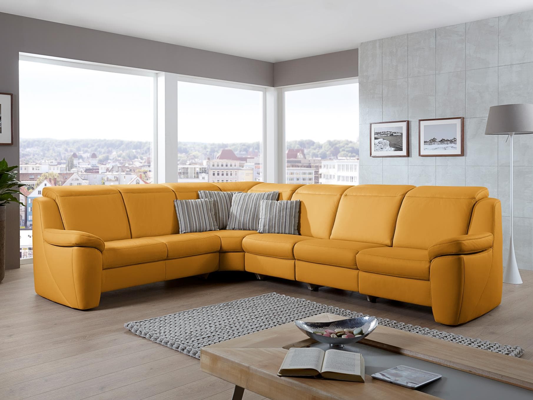 Ecksofa Putignano | Gelb