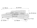 Ecksofa Bekki | Braun 4
