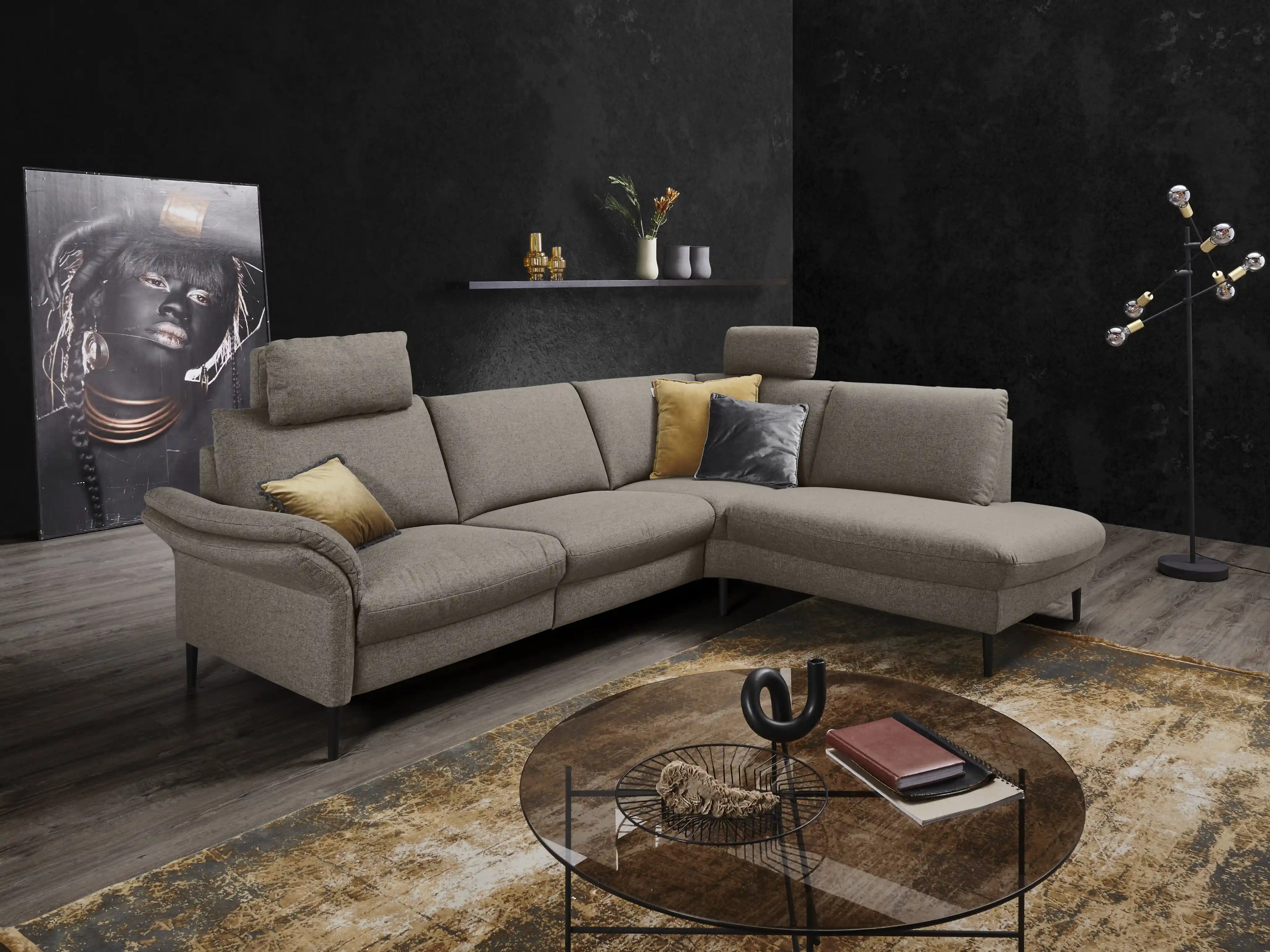 Ecksofa Carpin IV | Braun