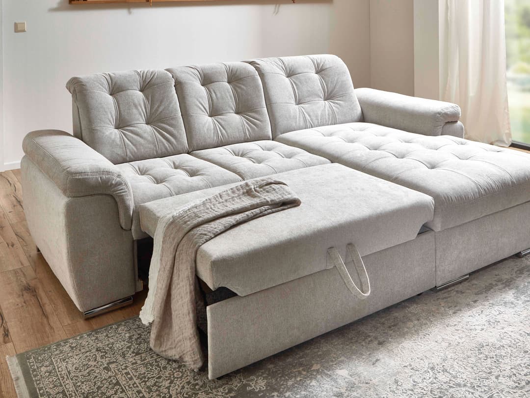 Ecksofa Marcon | Grau