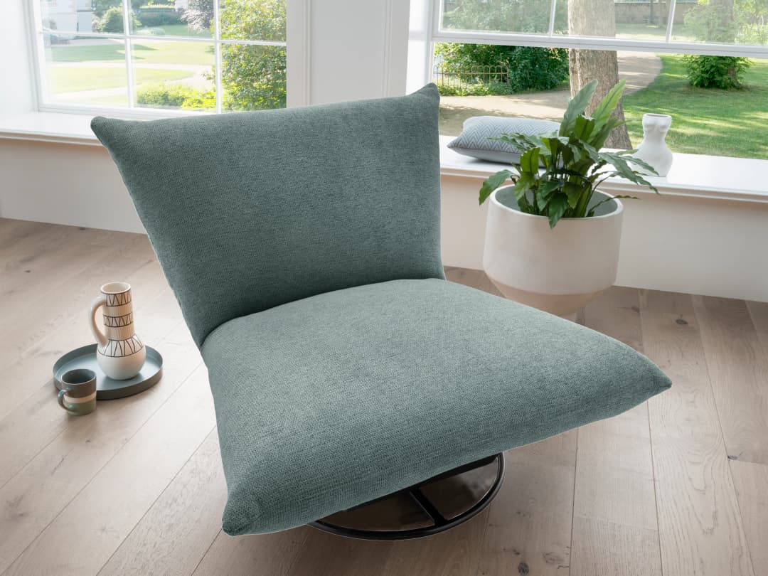 Polstersessel Baron IV | Blau