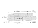 Ecksofa Giorgina | Grau 4