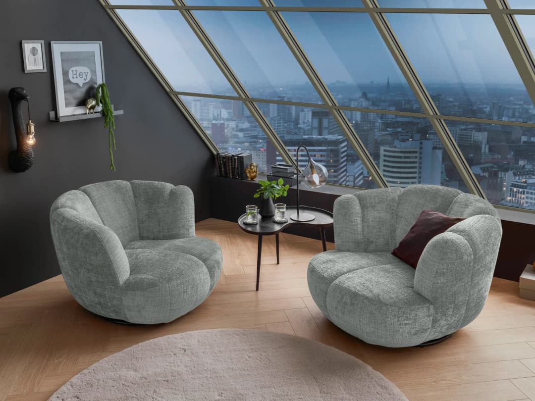 Polstersessel Barb | Grau