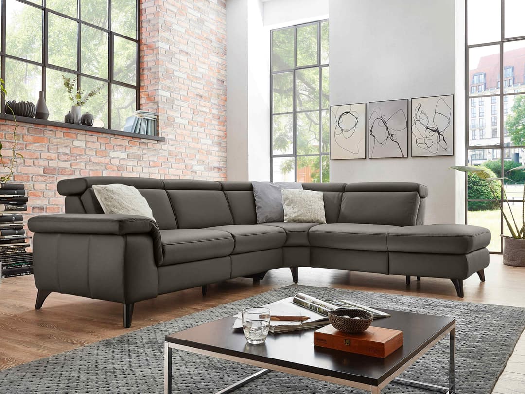 Ecksofa Pomezia XV | Grau