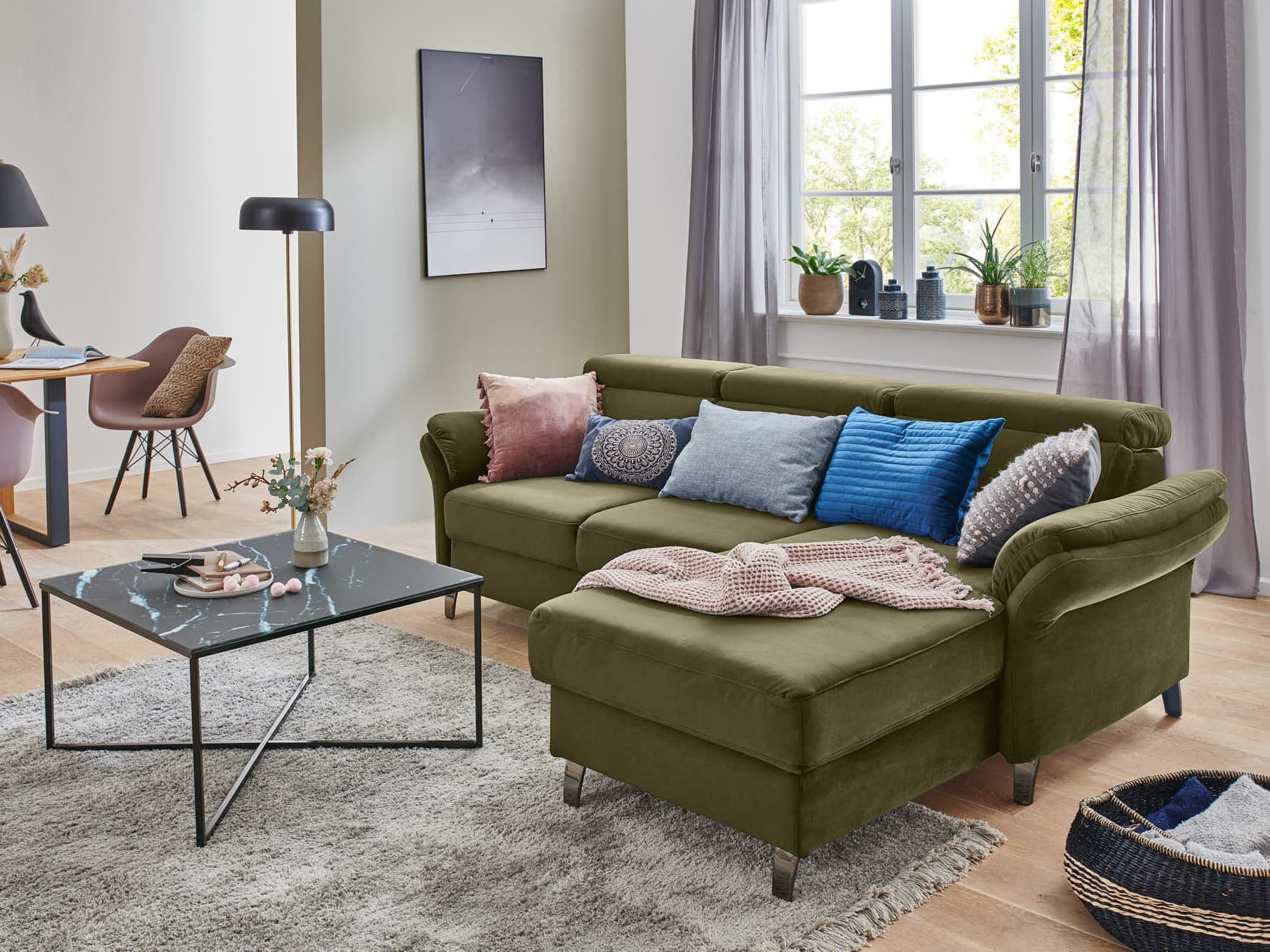 Ecksofa Scandicci IV | Grün