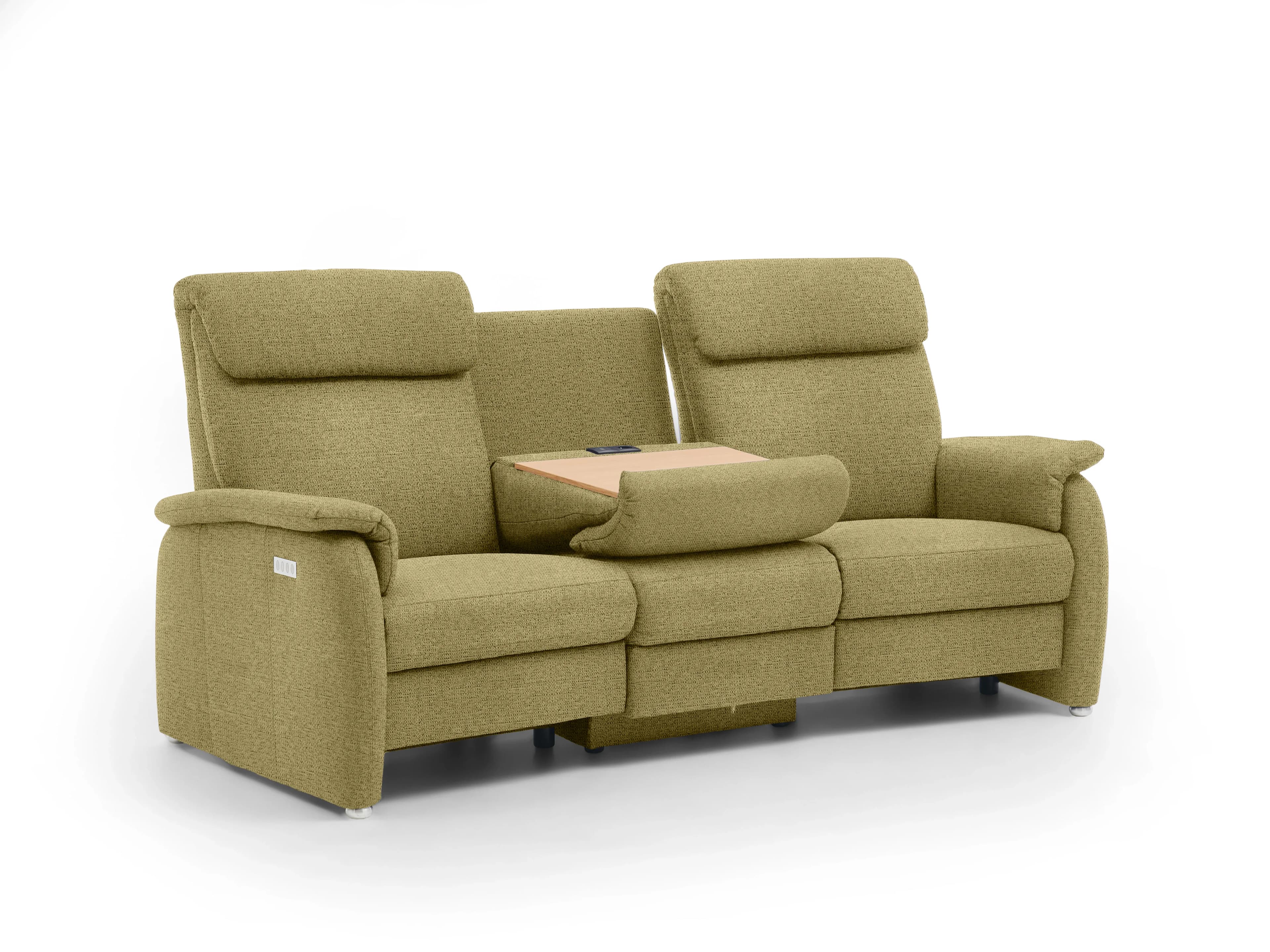 Trapezsofa Calciano VII | Braun