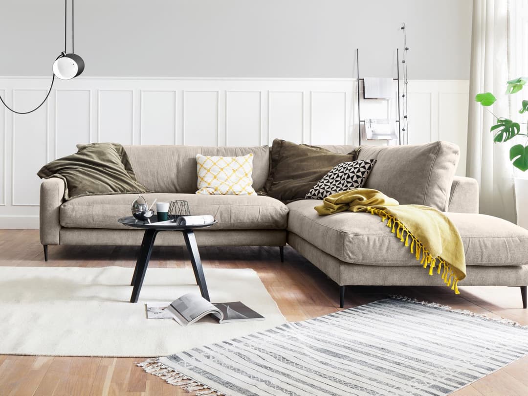 Ecksofa Cortino | Beige