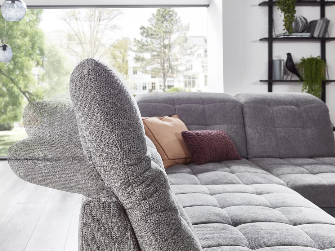 Ecksofa Piero | Grau
