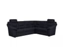 Ecksofa Mesero III | Schwarz