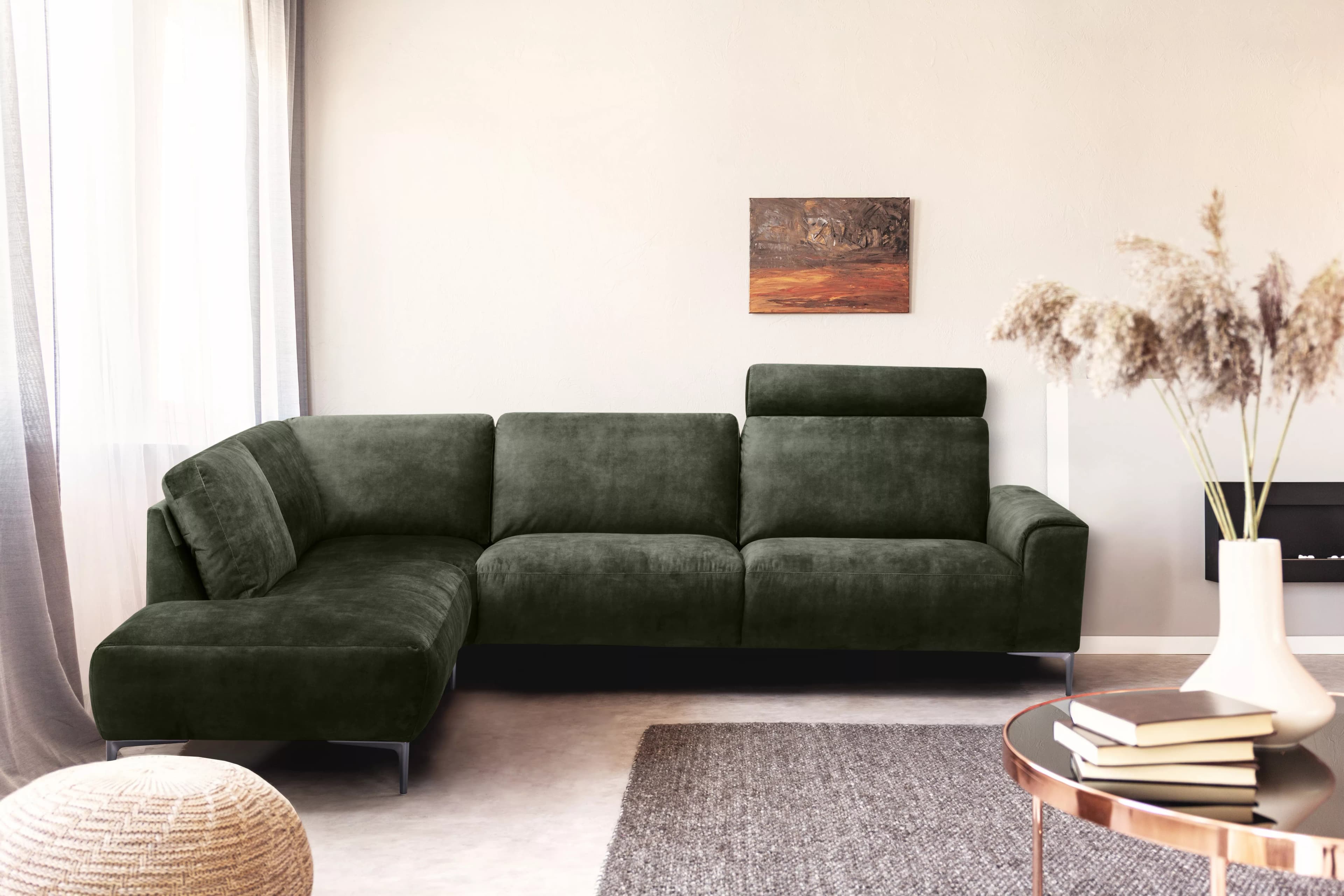 Ecksofa Kapoterra II | Grün
