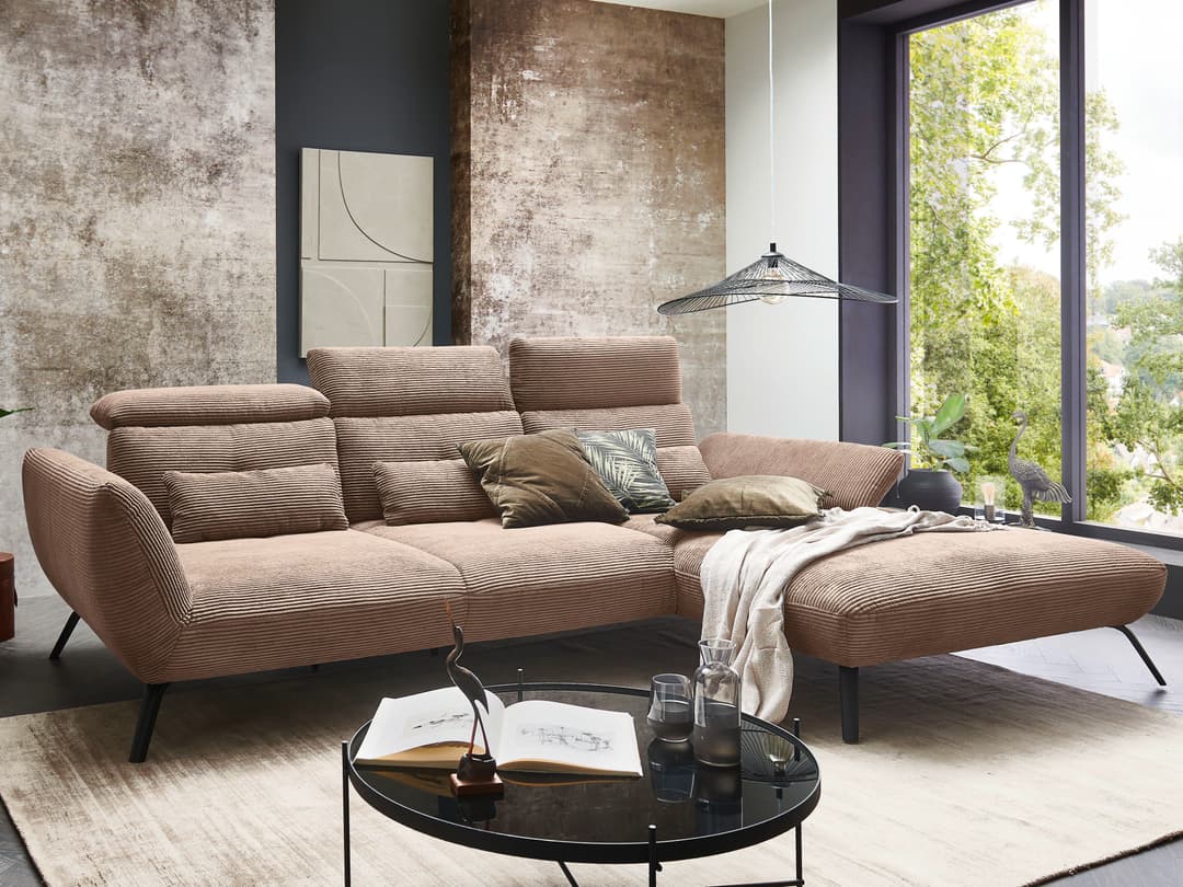 Ecksofa Poppi | Beige