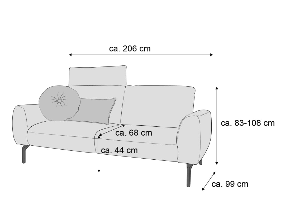 Einzelsofa Paruna II | Braun