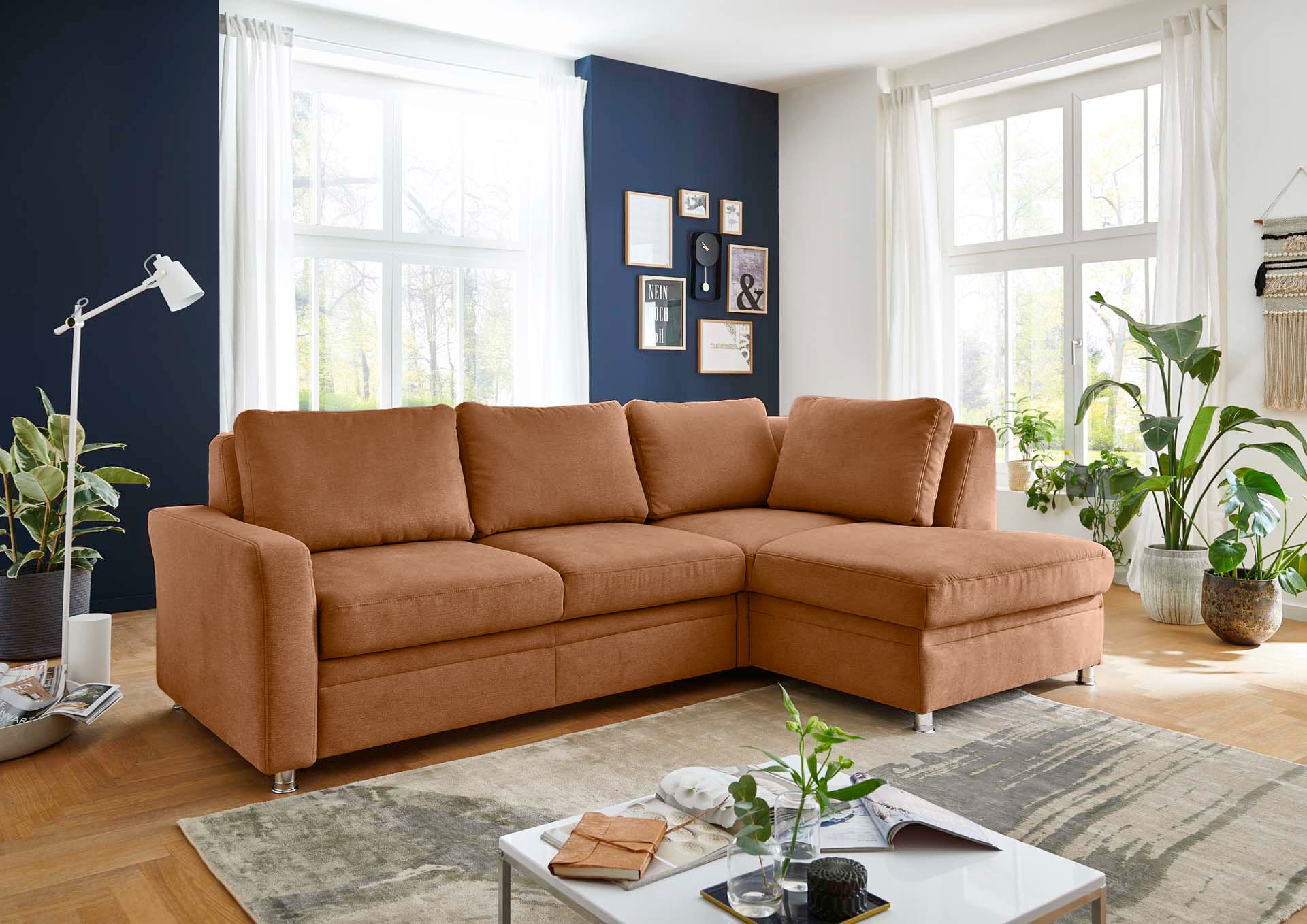 Ecksofa Metaponto | Braun