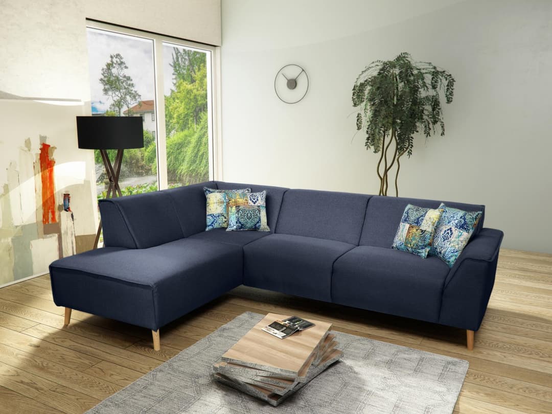 Ecksofa Daro | Blau