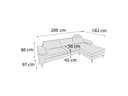 Ecksofa Cabianca V | Rosa 4