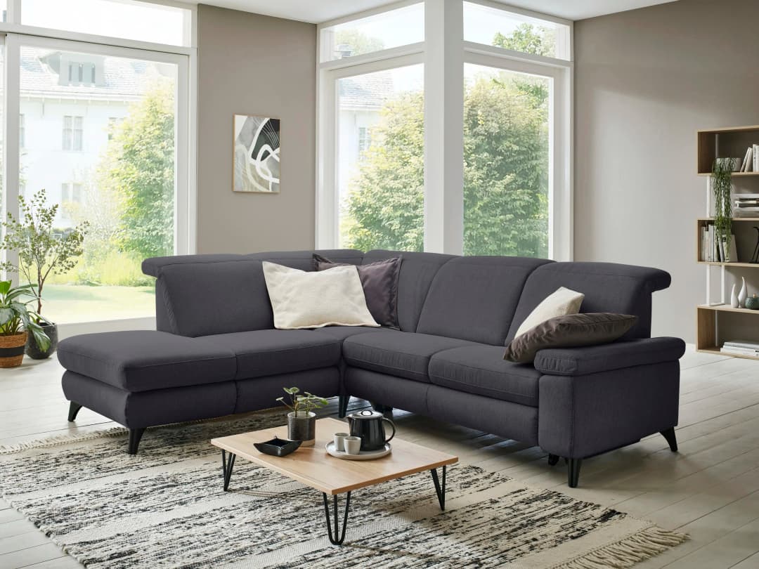 Ecksofa Parula B | Grau