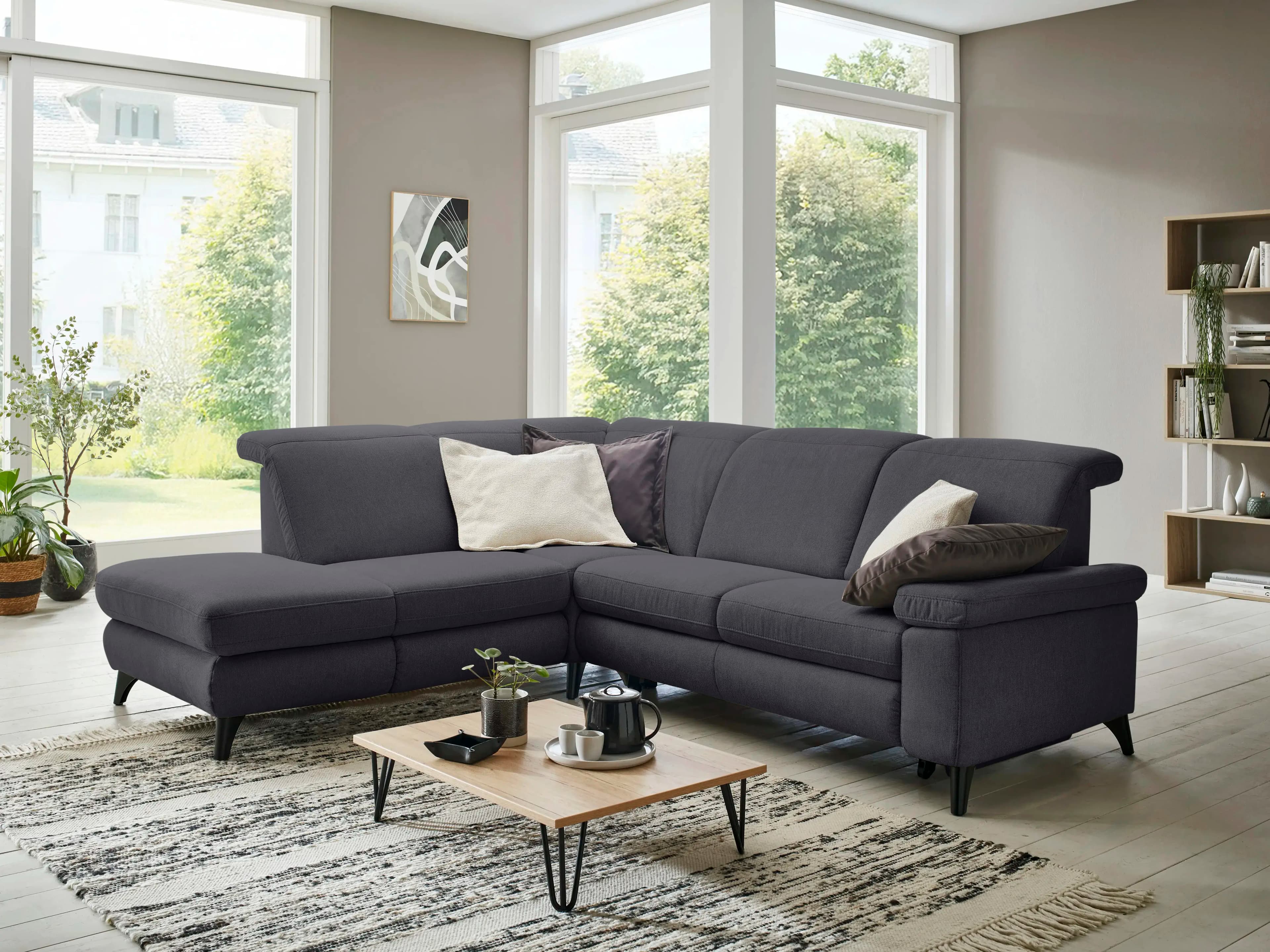 Ecksofa Parula B | Grau
