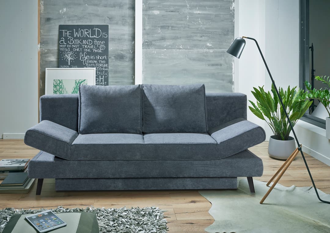 Schlafsofa River | Grau
