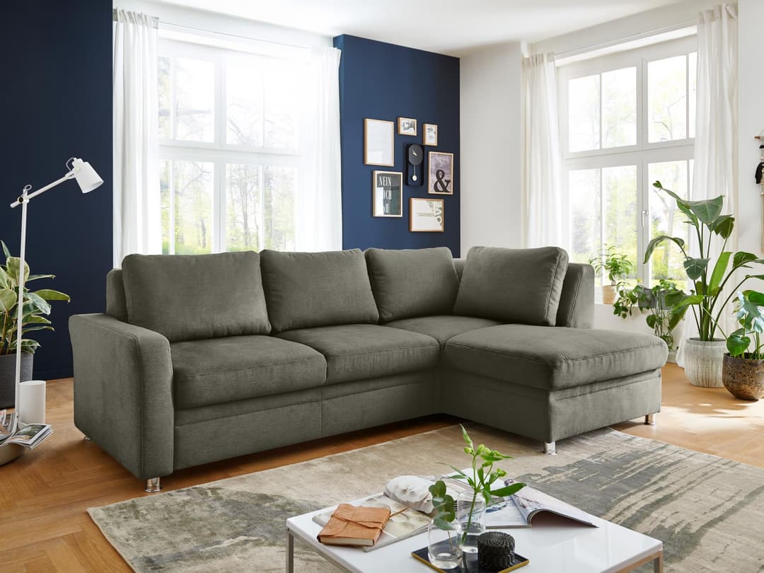 Ecksofa Metaponto | Grün