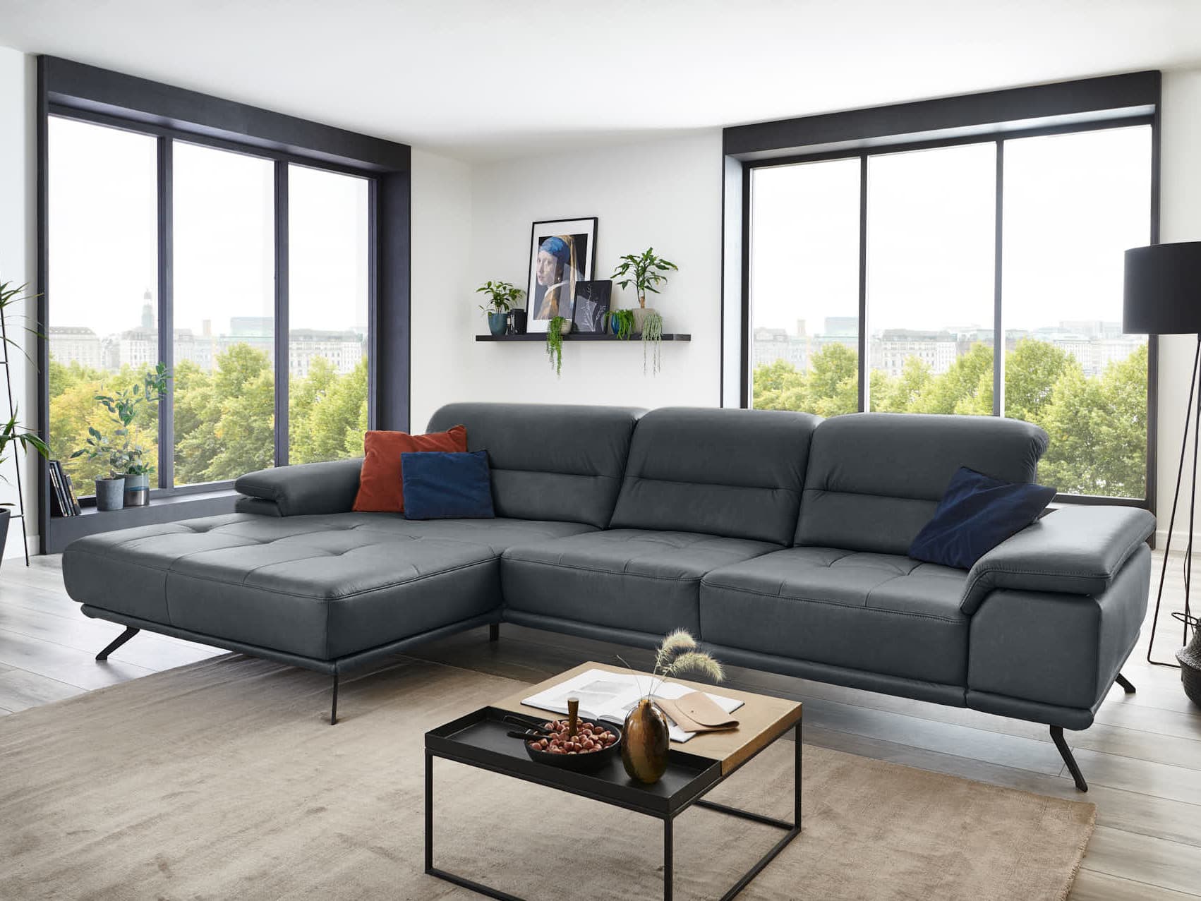 Ecksofa Petrana | Blau