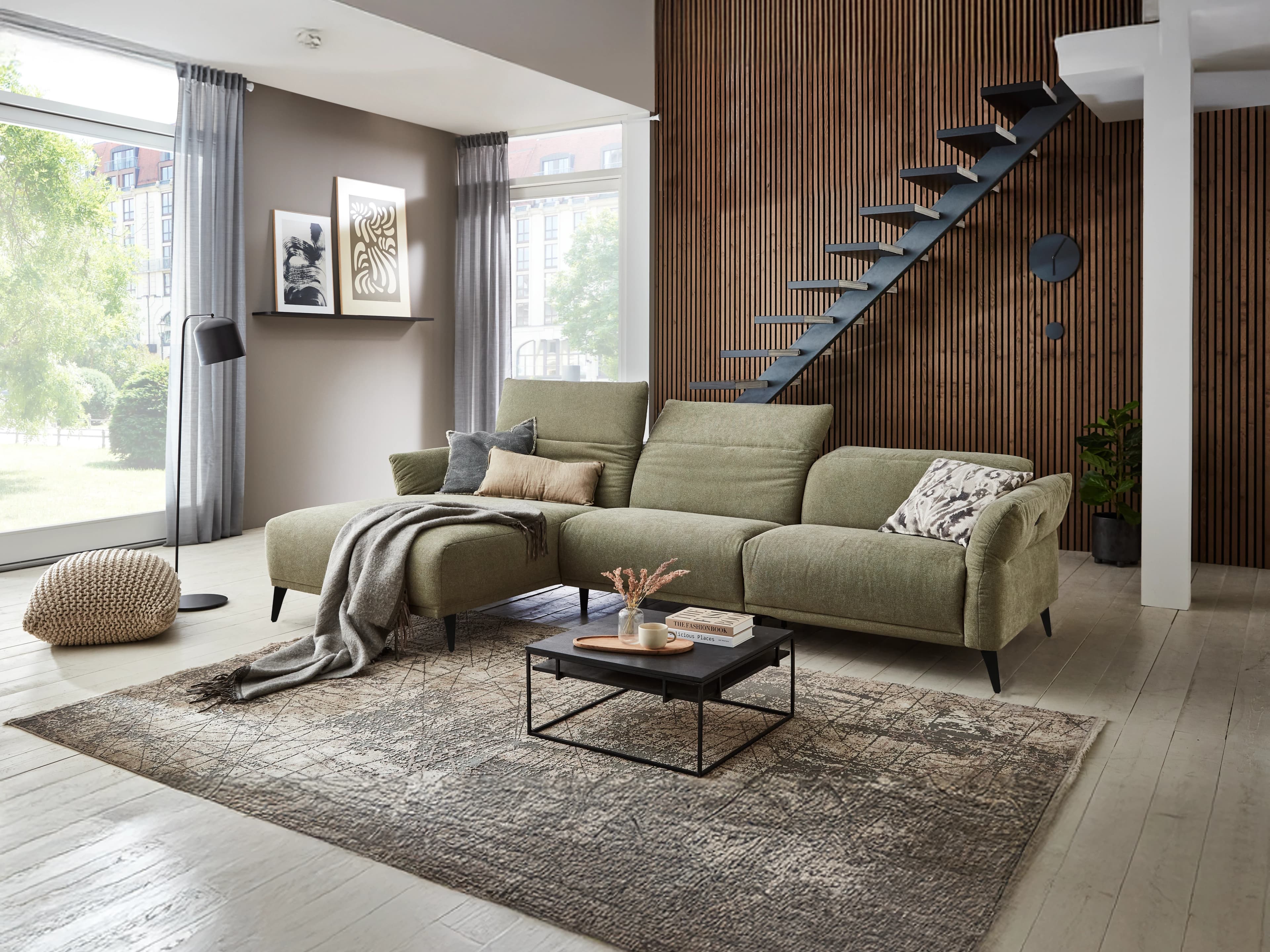 Ecksofa Karlo | Grün