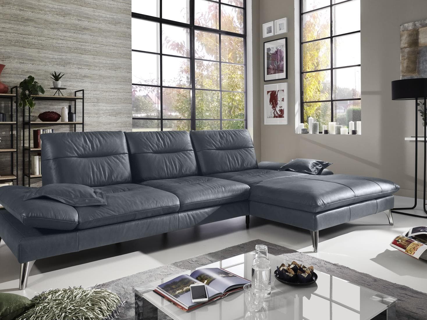 Ecksofa Penina IV | Grau