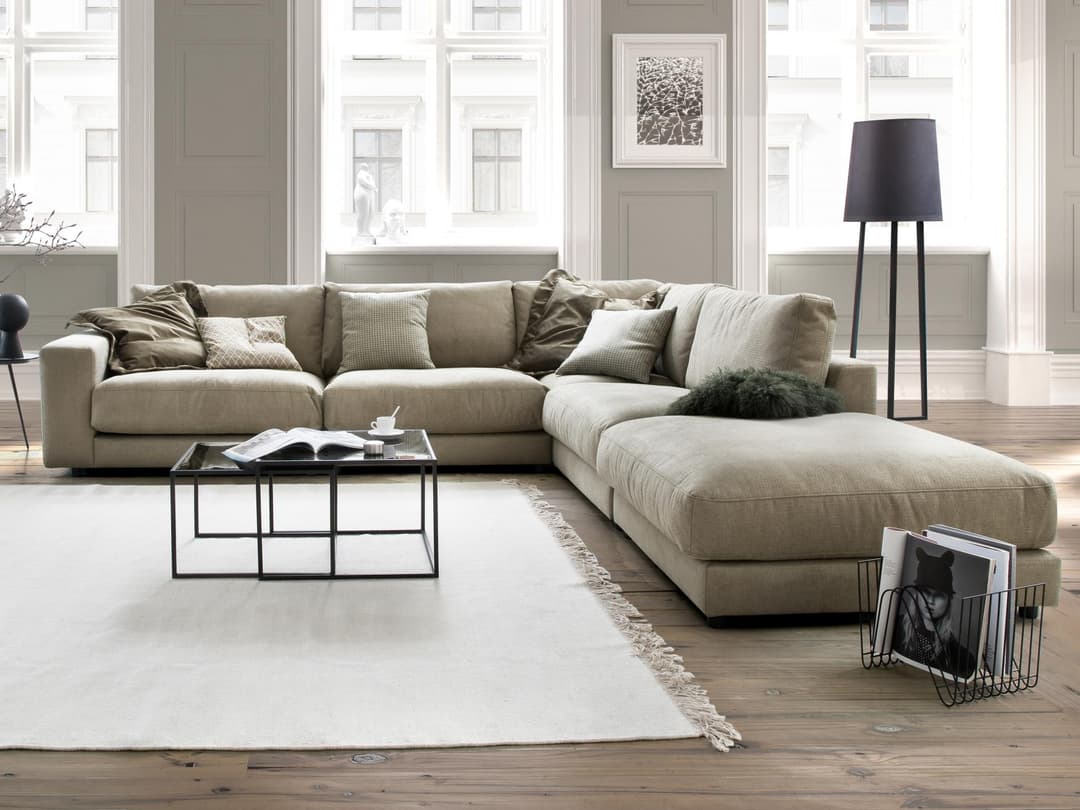Ecksofa Caldiero V | Blau