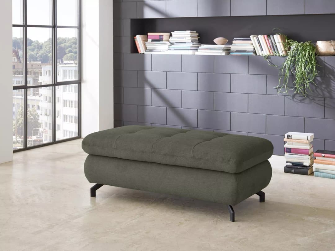 Polsterhocker Marella II | Grün