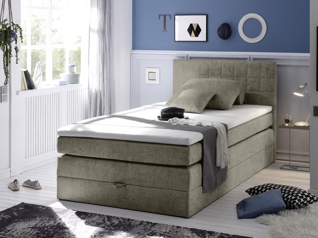 Boxspringbett Balario | Braun
