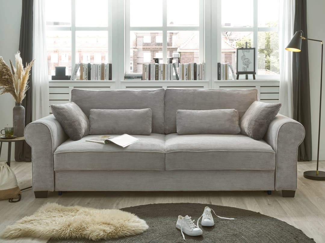 Schlafsofa Berny II | Grau