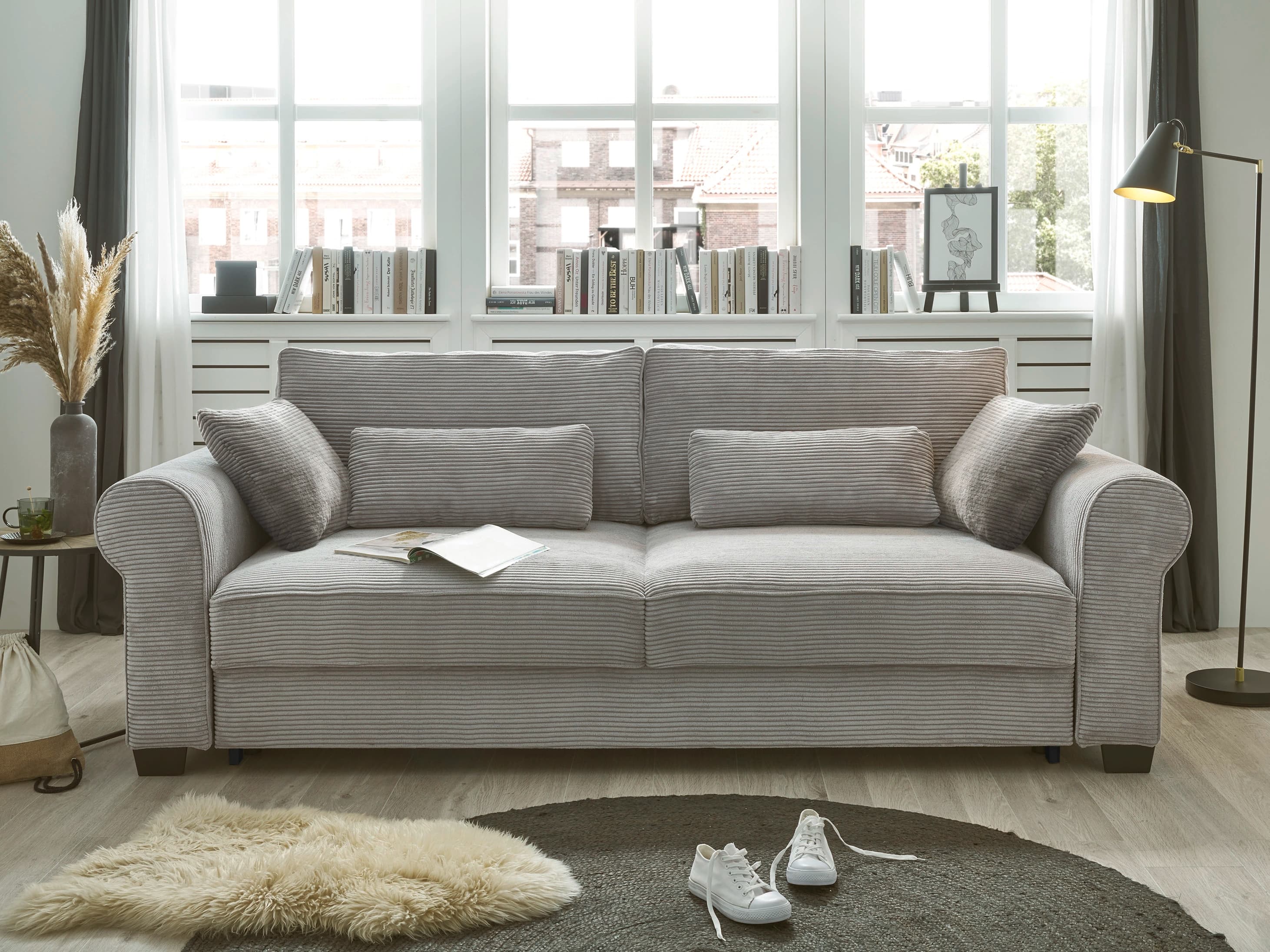 Schlafsofa Berny II | Grau