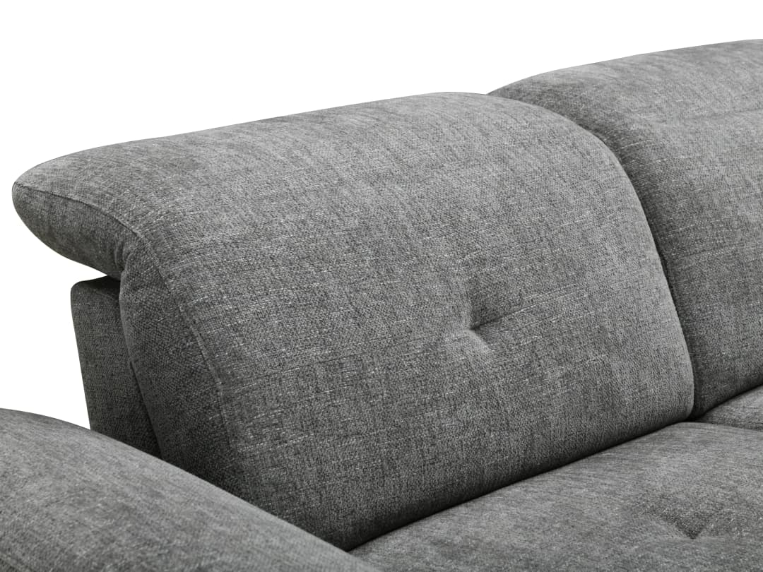 Ecksofa Geoff | Grau